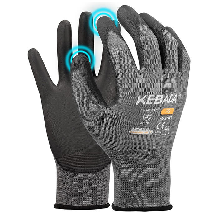 Kebada work gloves touchscreen for your Amazon Flex app